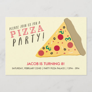 Pizza-Party Einladung