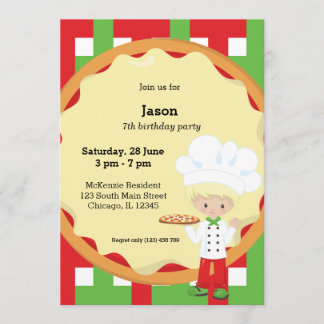 Pizza-Party Einladung