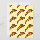 Pizza-Party-Einladung Einladung (Rückseite)