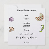 Pizza-Party Einladung - SRF (Rückseite)