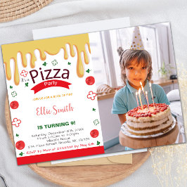 Pizza-Party Einladungen für Kinder
