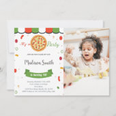 Pizza-Party Einladungen für Kinder (Vorderseite)