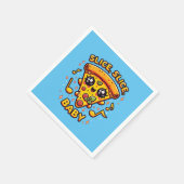 Pizza Party Funny Serviette (Ecke)