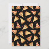 Pizza Party Geburtstag Einladung (Rückseite)