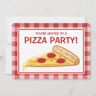 Pizza Party Geburtstag Einladung