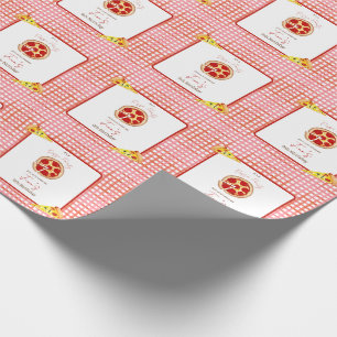 Pizza-Party Geburtstag für jedes Alter Geschenkpapier