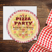 Pizza Party Geburtstag Kindergeburtstag Einladung