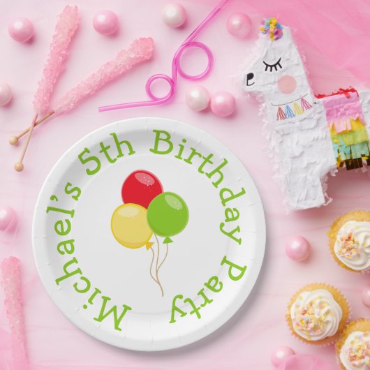 Pizza Party Geburtstag Pappteller (Party)