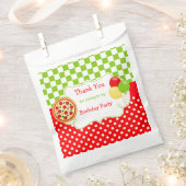 Pizza Party Geburtstagsparty Geschenktütchen (Ausgeschnitten)