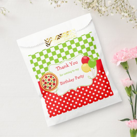 Pizza Party Geburtstagsparty Geschenktütchen (Versiegelt)