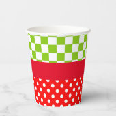 Pizza Party Geburtstagsparty Pappbecher (Rückseite)