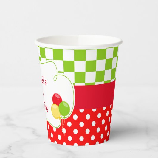 Pizza Party Geburtstagsparty Pappbecher (Links)