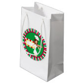 Pizza-Party-Geschenk-Tasche Kleine Geschenktüte (Rückseite Schrägansicht)