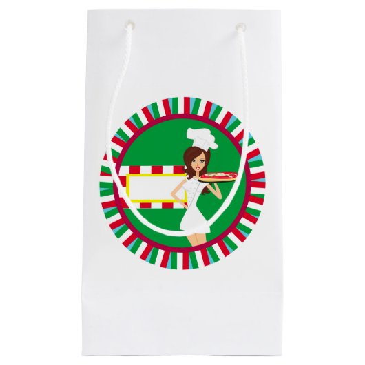 Pizza-Party-Geschenk-Tasche Kleine Geschenktüte (Vorderseite)