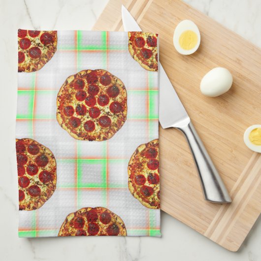 Pizza-Party Handtuch (Viertel Falte)