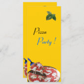 PIZZA PARTY ITALIENISCHE KÜCHE, RESTAURANT rot grü (Vorne/Hinten)