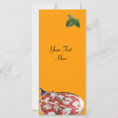 PIZZA PARTY ITALIENISCHE KÜCHE, RESTAURANT rot grü (Rückseite)