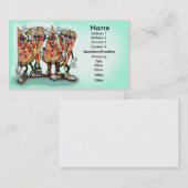 Pizza-Party-Karte Visitenkarte (Vorne/Hinten)