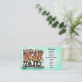 Pizza-Party-Karte Visitenkarte (Stehend Vorderseite)