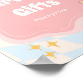 Pizza-Party-Karten und Geschenke Schild (Ecke)