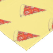 Pizza Party Käse Pepperoni Pie Slice Pizzeria Tischdecke (Schrägansicht)