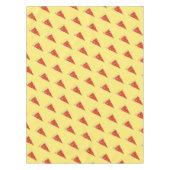 Pizza Party Käse Pepperoni Pie Slice Pizzeria Tischdecke (Vorderseite)