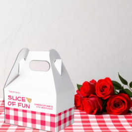 Pizza Party Kids Birthday Geschenkschachtel