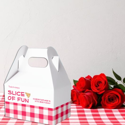 Pizza Party Kids Birthday Geschenkschachtel