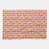 Pizza Party Kids Birthday Geschirrtuch (Horizontal)