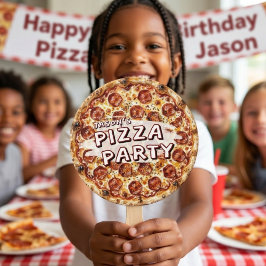 Pizza-Party Kindergeburtstag Fächer