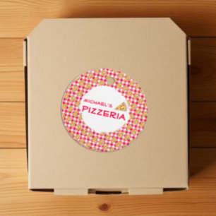 Pizza-Party Kindergeburtstag Geschenkanhänger