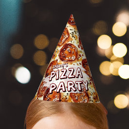 Pizza-Party Kindergeburtstag Partyhütchen