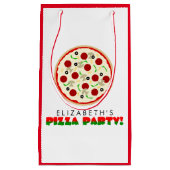 Pizza-Party Kleine Geschenktüte (Vorderseite)