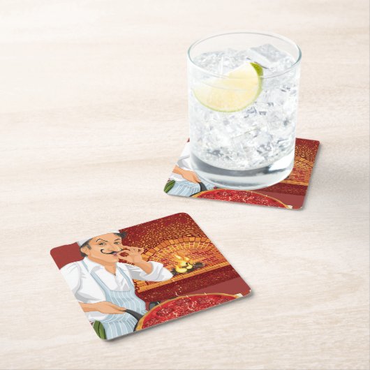 Pizza Party Koch Paper Untersetzer - SRF (Vor Ort)