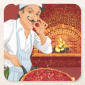 Pizza Party Koch Paper Untersetzer - SRF (Vorderseite)