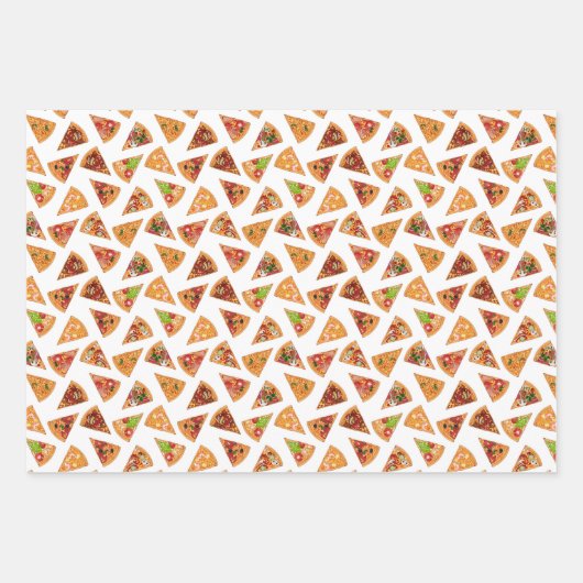 Pizza-Party mit stringiertem Kachelkäsesatz Geschenkpapier Set (Vorderseite 2)