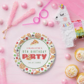 Pizza Party Moderner Kindergeburtstag für kundensp Pappteller (Party)