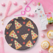 Pizza Party Musterpapiere Teller (Party)