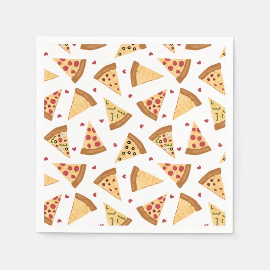 Pizza Party Napkins Serviette (Vorderseite)