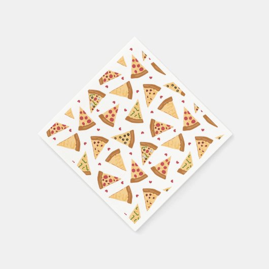 Pizza Party Napkins Serviette (Ecke)