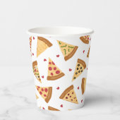Pizza Party Paper Cups Pappbecher (Rückseite)