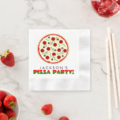 Pizza Party Paper Napkins Serviette (Beispiel)