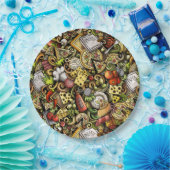 Pizza Party Paper Plate Pappteller (Party)