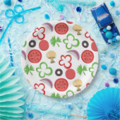 Pizza Party Papierplatte Pappteller (Party)