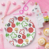 Pizza Party Papierplatte Pappteller (Party)