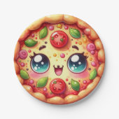 Pizza-Party Pappteller (Vorderseite)