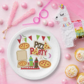 Pizza-Party Pappteller (Party)