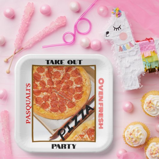 Pizza Party Pappteller (Party)