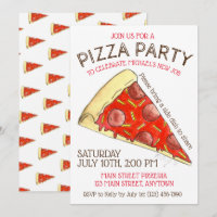 PIZZA-PARTY! Pepperoni Käse Pizza Slice Pizzeria