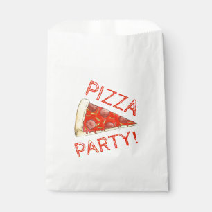 PIZZA-PARTY! Pepperoni Käse Pizza Slice Pizzeria Geschenktütchen